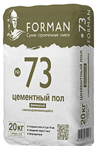 Пол цементный финишный самовыравнивающийся