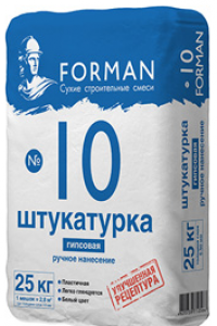 Штукатурка гипсовая ручного нанесения
